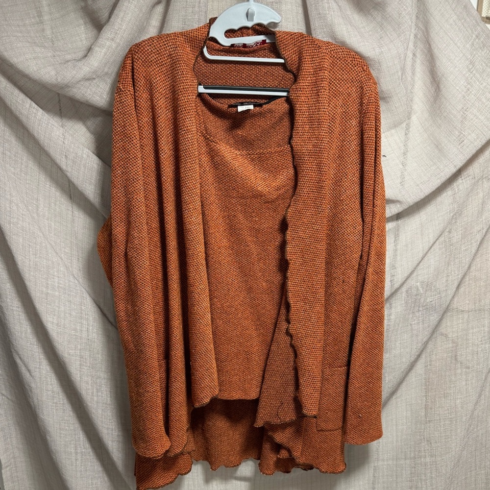 Knit Cardigan and Camisole